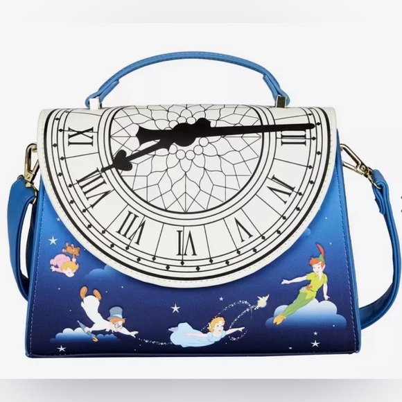 Her Universe Handbags - NWT-Her Universe Disney’s Peter Pan Clock crossbody bag